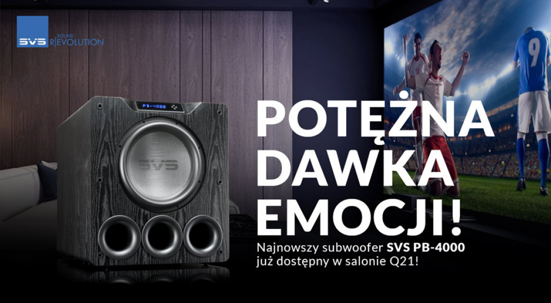 Odsłuchy subwoofera SVS SB-4000 w salonie Q21