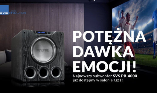 Odsłuchy subwoofera SVS SB-4000 w salonie Q21