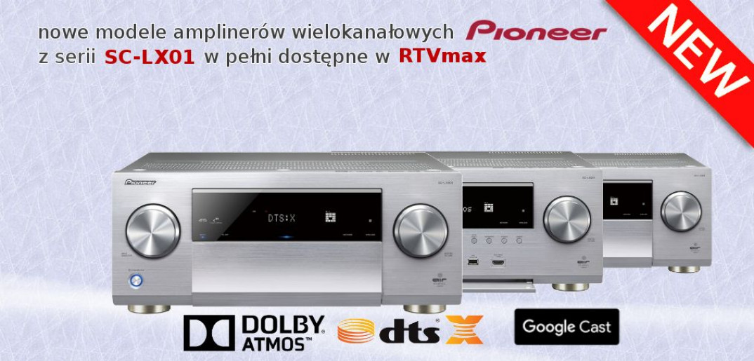 Amplitunery Pioneer z serii SC-LX w ofercie salonu RTVmax