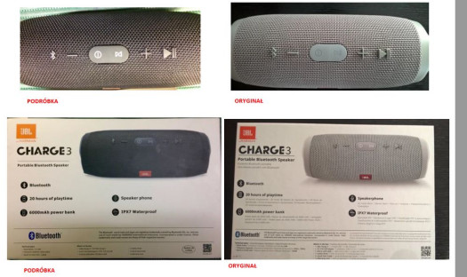 Uwaga na podróbki głośników JBL Go i Charge 3