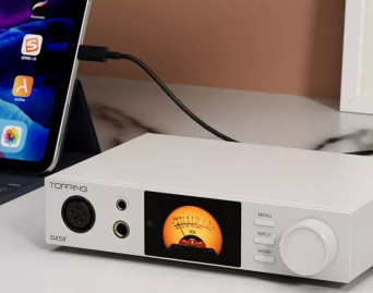 Wzmacniacz słuchawkowy z DAC (DAC/AMP) Topping DX5 II - podwójny certyfikat Hi-Res, chip ESS ES9039Q2M