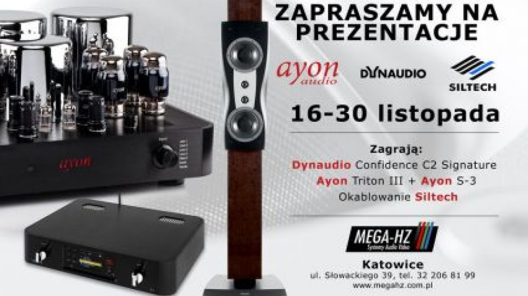 Prezentacja odtwarzacza strumieniowego Ayon S-3 w Mega Hz Katowice
