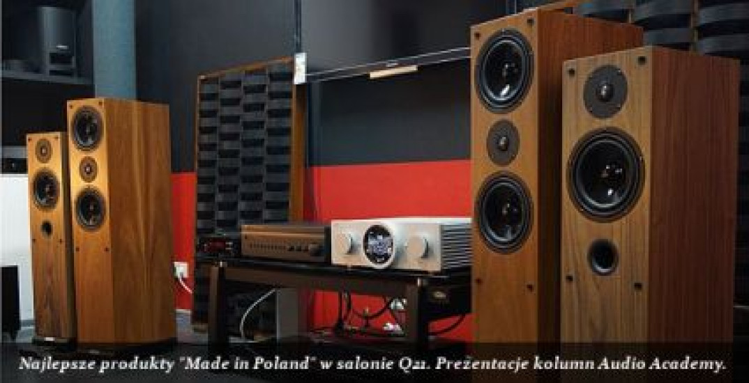 Odsłuchy kolumn Audio Academy w pabianickim salonie Q21