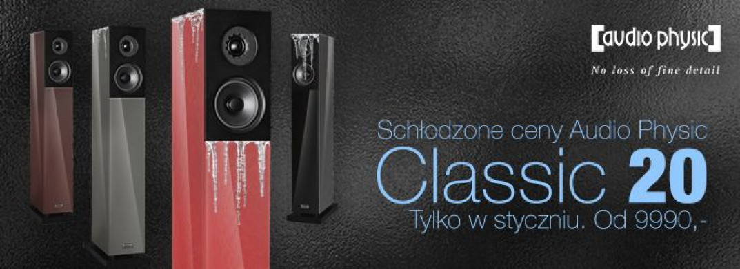 Audio Physic Classic 20 teraz z 20-procentowym rabatem
