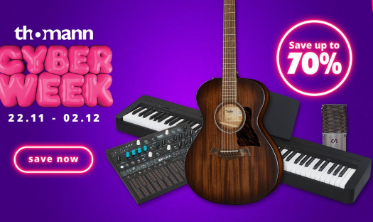 Cyber Week w Thomann - sprzęt muzyczny nawet 70% taniej