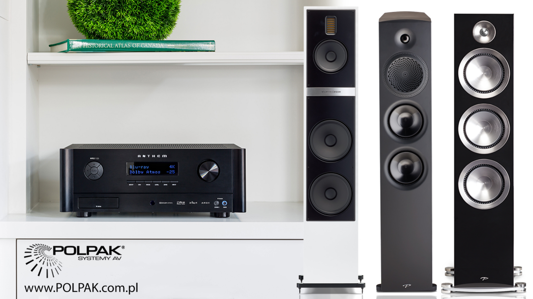 Amplitunery Anthem oraz kolumny Paradigm lub Martin Logan - promocyjne ceny zestawów