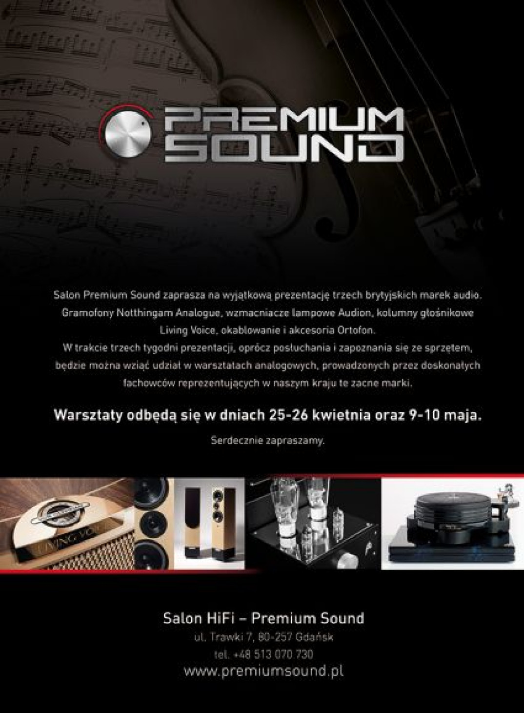 Warsztaty analogowe w gdańskim salonie Premium Sound