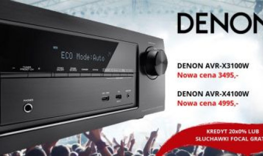 Noworoczne ceny wybranych amplitunerów Denon i prezenty w salonie Q21