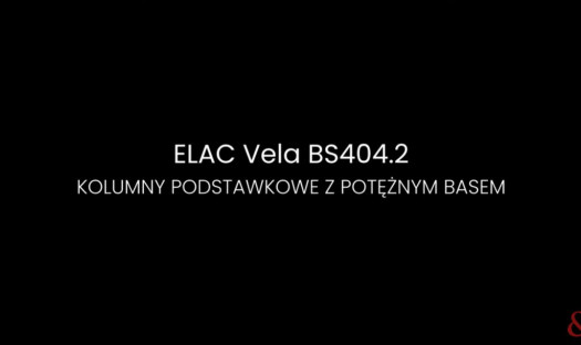 LAC Vela BS404.2 – kolumny podstawkowe z potężnym basem