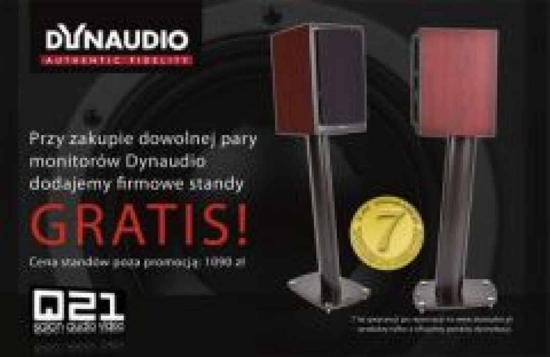 Firmowe standy gratis przy zakupie kolumn DYNAUDIO