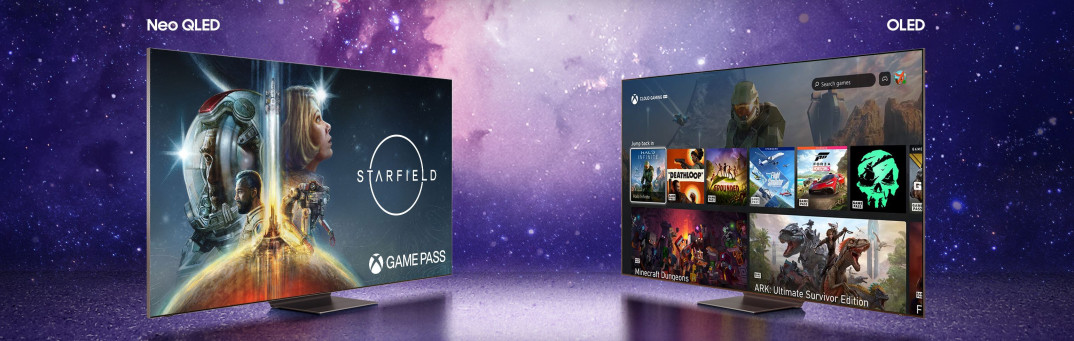 Kontroler Xbox i abonament Xbox Game Pass Ultimate przy zakupie Kup wybranego telewizora Samsung 