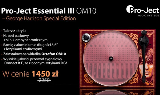 Gramofon Pro-Ject Essential III George Harrison w wiosennej, niższej cenie