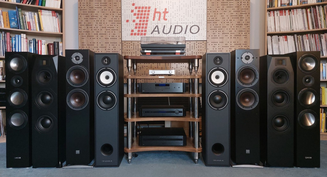 Tydzień z kolumnami podłogowymi i szkolenia z pomiarów akustyki pomieszczeń w HTaudio