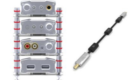 Szafka iRack i kabel USB Mercury od iFi Audio