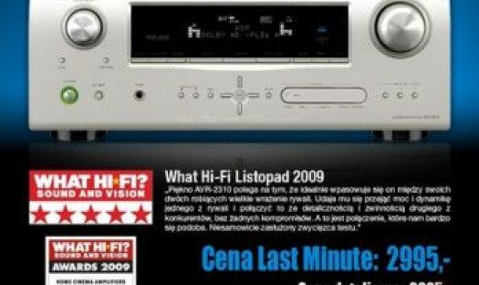 Denon AVR-2310 tańszy o 1000 zł! Promocja do końca sierpnia