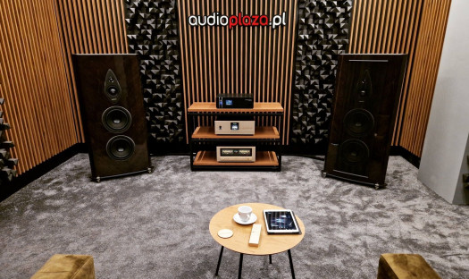 Prezentacje kolumn podłogowych Sonus faber Stradivari G2 w salonie audioplaza.pl we Wrocławiu