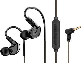 MEE audio M6 R3 - sportowe słuchawki przewodowe z pilotem