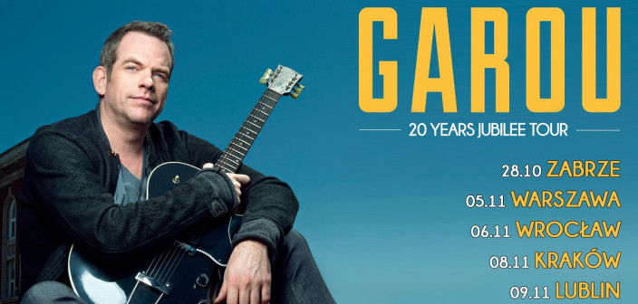 Garou świętuje 20-lecie pracy artystycznej. Koncerty w listopadzie