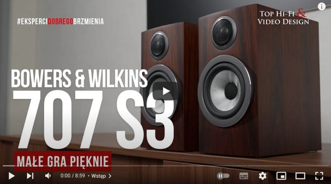 Bowers &amp; Wilkins 707 S3 – małe gra pięknie