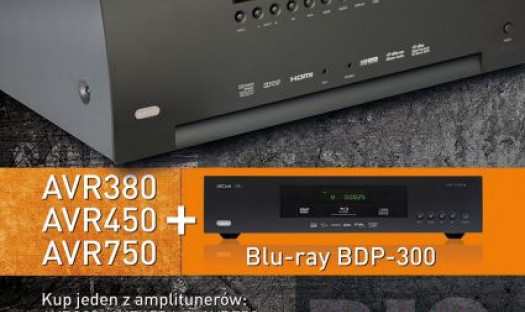 Amplitunery wielokanałowe ARCAM z odtwarzaczem Blu-Ray za 1 zł w salonie Q21