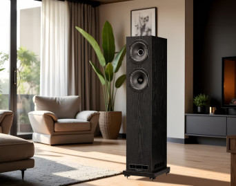 Fyne Audio F500E - technologia IsoFlare i system BassTrax Tractrix Diffuser