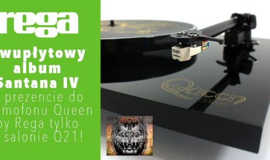 Limitowana wersja gramofonu Queen by Rega z winylowym prezentem tylko salonie Q21
