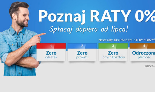 Raty 0% z odroczoną płatnością w salonach Top Hi-Fi &amp; Video Design
