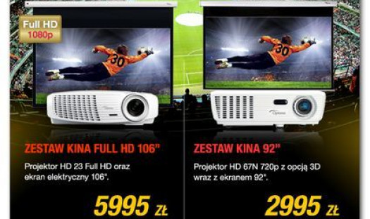 Salony Firmowe Denon oferują zestawy kina domowego w dużym formacie