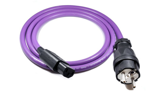 Przewody zasilające Melodika Purple Rain z wtykami Schuko oraz IEC