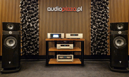 Salon audioplaza.pl zaprasza na odsłuchy. Grają m.in. korektor dźwięku Accuphase i kolumny Focal