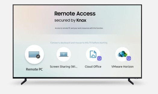 Samsung Smart TV z funkcją zdalnego dostępu do komputerów i tabletów