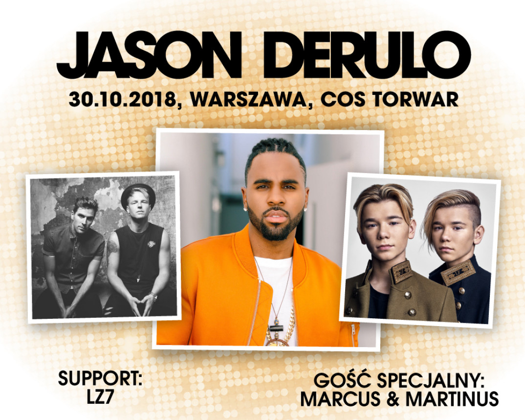 Marcus i Martinus gośćmi specjalnymi Jasona Derulo na koncercie w Polsce