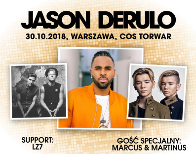 Marcus i Martinus gośćmi specjalnymi Jasona Derulo na koncercie w Polsce