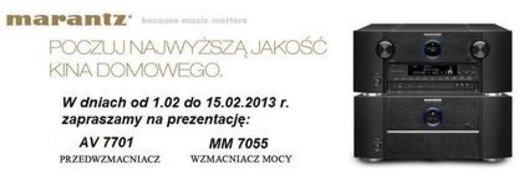 Dzielony system Kina Domowego Marantz  &amp;#8211; prezentacja w salonie PATRON