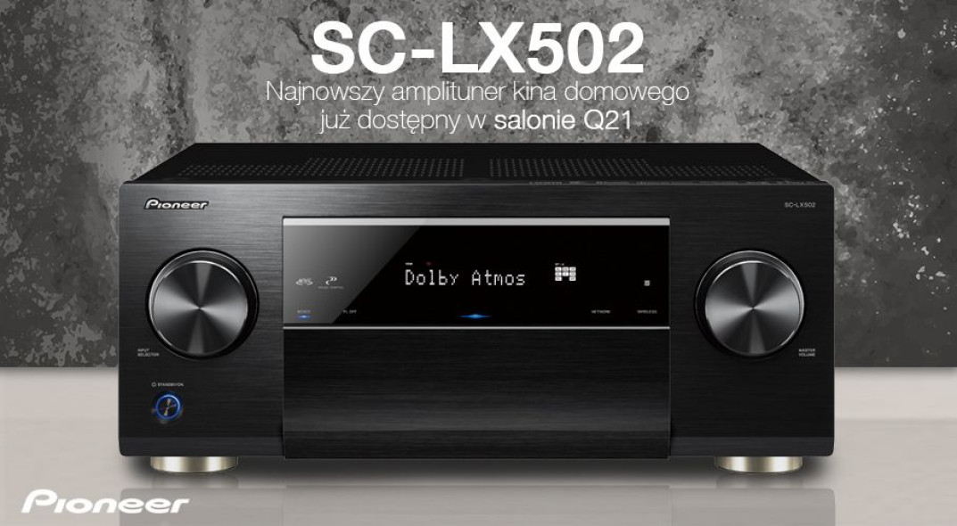 Prezentacje amplitunera Pioneer SC-LX 502 w salonie Q21