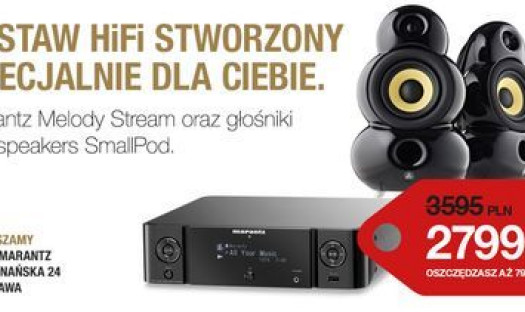 Marantz Melody Stream i głośniki Podspeakers Small Pod - promocyjna cena zestawu w salonie Marantz