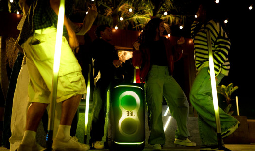 JBL Partybox 520 - efekty świetlne i technologia AI Sound Boost