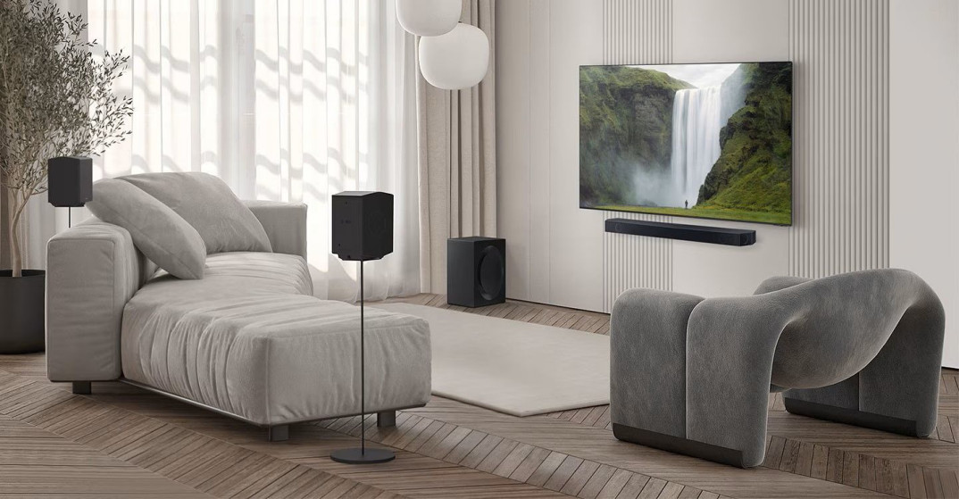 Soundbary ultra slim Samsunga 2025 - AI i Dolby Atmos