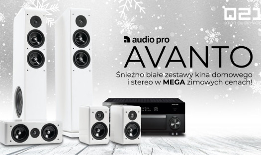 Śnieżnobiałe zestawy Audio Pro w styczniowej ofercie promocyjnej salonu Q21