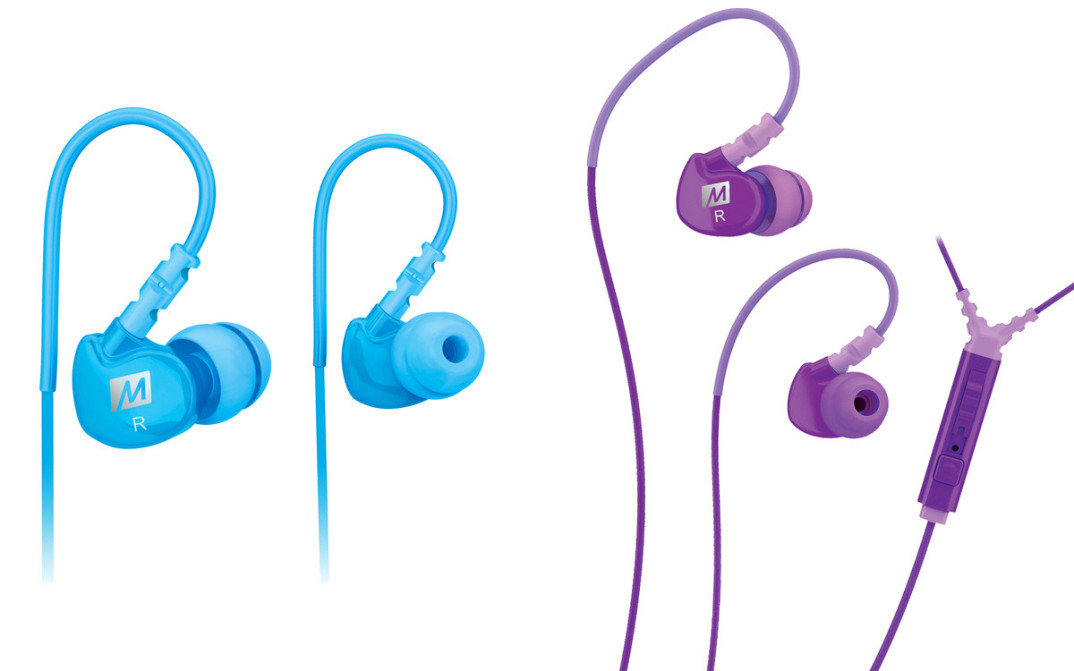 Dokanałowe, wodoodporne słuchawki MEE Audio M6 i M6P