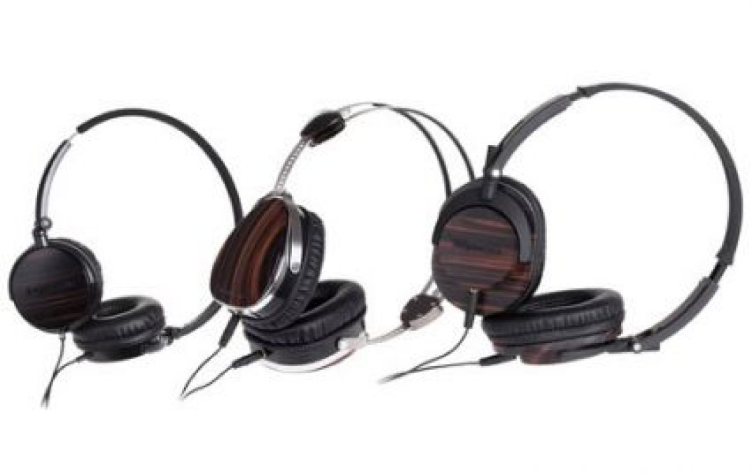 Nowe, drewniane słuchawki Kruger&amp;Matz