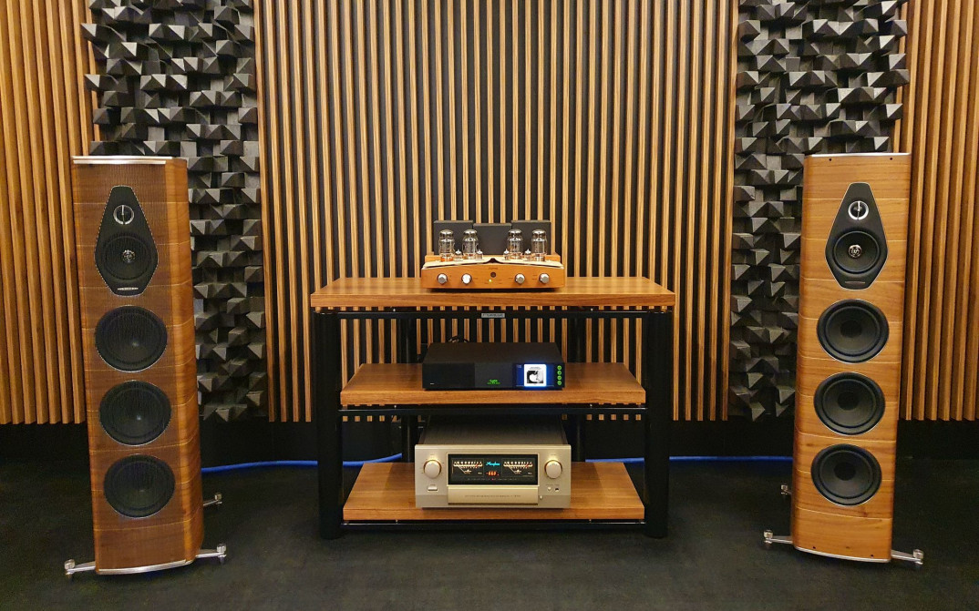Odsłuchy kolumn Sonus faber Olympica Nova V w salonie audioplaza.pl