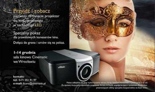 Pokaz profesjonalnego kina w domu: projektor LED Vivitek H9080FD