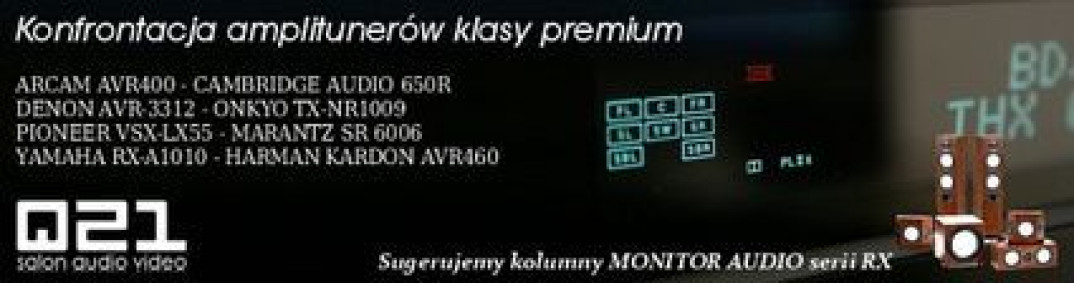 Konfrontacja amplitunerów klasy premium w salonie Q21