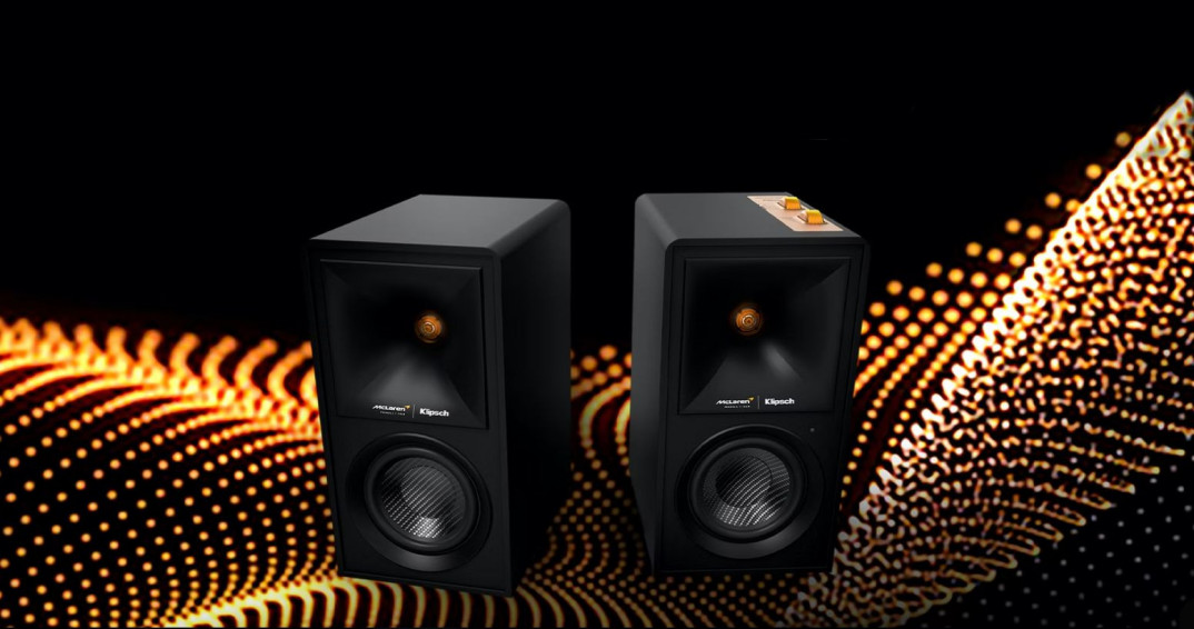 Kolumny aktywne Klipsch The Fives McLaren Edition w salonie Q21