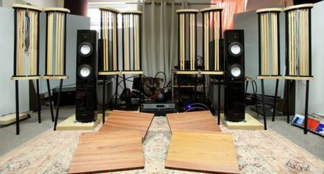 Parawan akustyczny w gdańskim salonie HiFi Ja i Ty