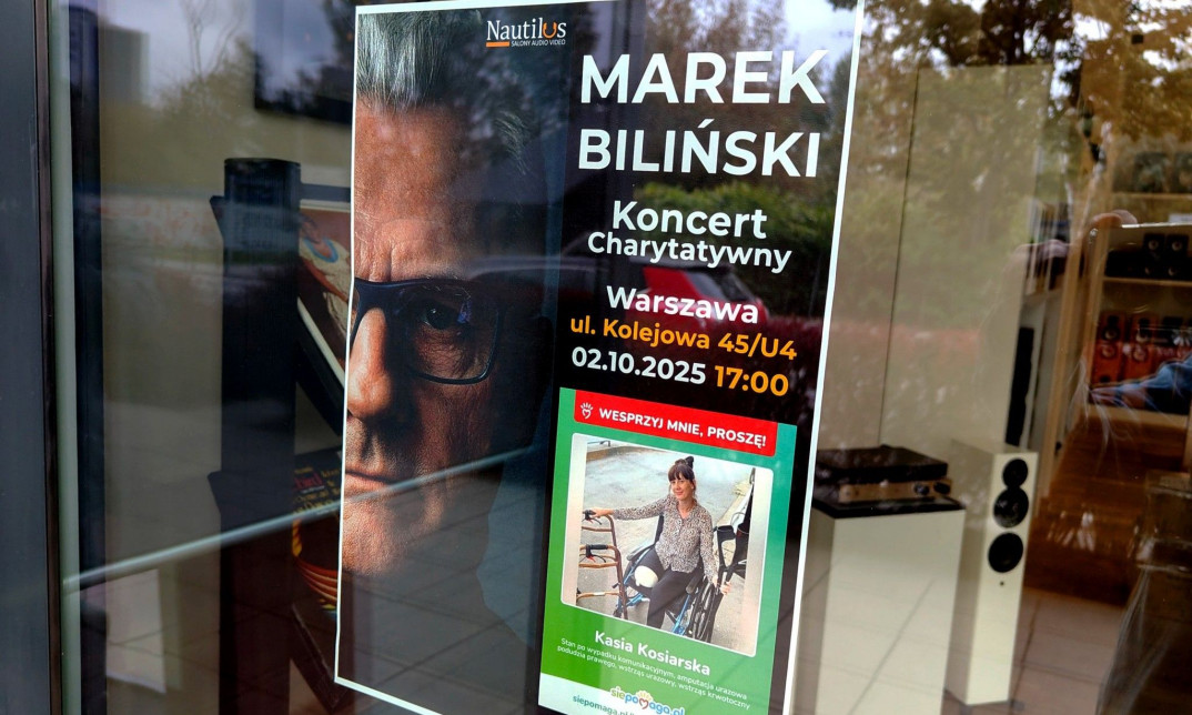 Już jutro, 2 października, minirecital Marka Bilińskiego w warszawskim salonie Nautilus