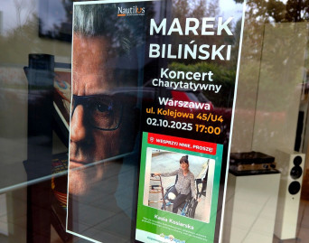 Już jutro, 2 października, minirecital Marka Bilińskiego w warszawskim salonie Nautilus