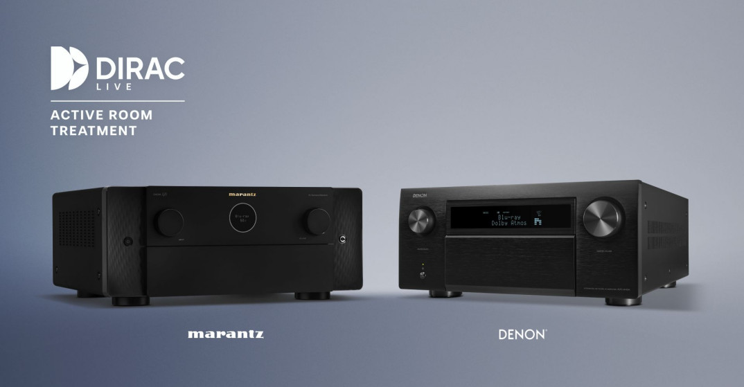  Aktywna korekcja pomieszczenia Dirac Live dostępna w amplitunerach AV Denon i Marantz