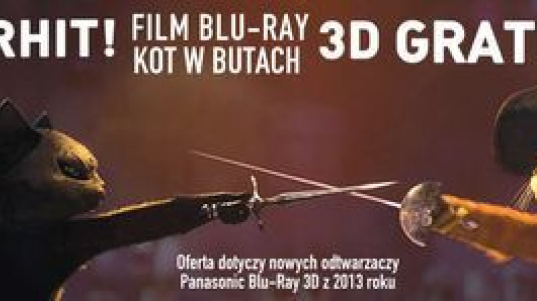 Kot w Butach i Hotel Transylwania w prezencie od Panasonica